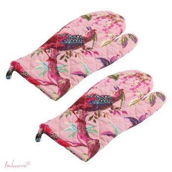 Ovenwanten Paradise - set van 2 Pink