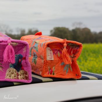 Quilted Pouch Paradise Mandarine