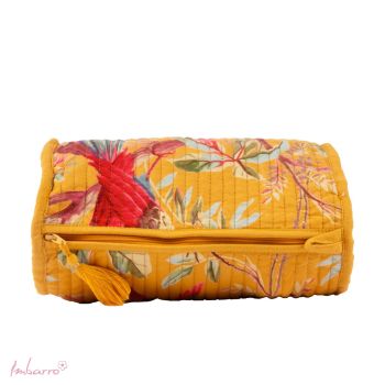 Quilted Pouch Paradise Yellow