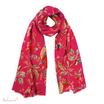 Shawl Paradise Royal RaspBerry