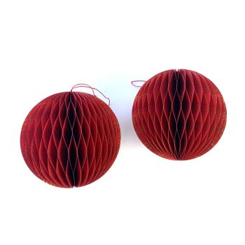Ball Spot L Red, set of 2