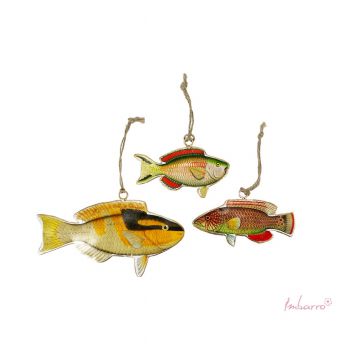Fishes Tropical, set of 3