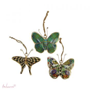 Vlinder Papilio, set of 3