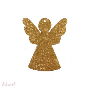 Angel ornaments Gold, set of 6