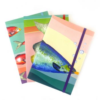 Notitieboekjes Fishes, set of 3
